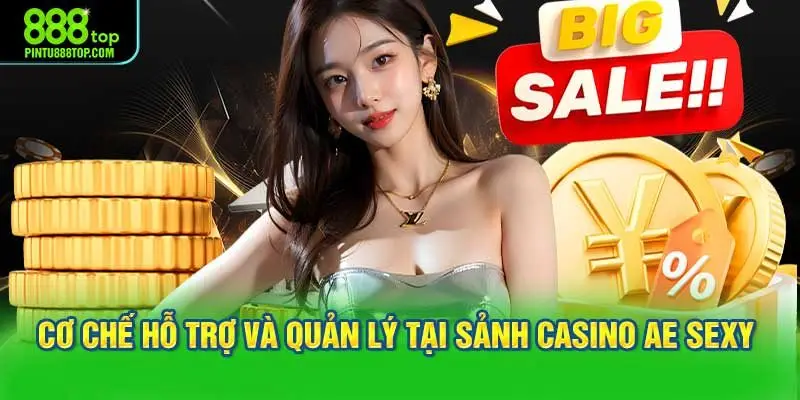 Cơ chế hỗ trợ và quản lý tại sảnh casino AE Sexy 
