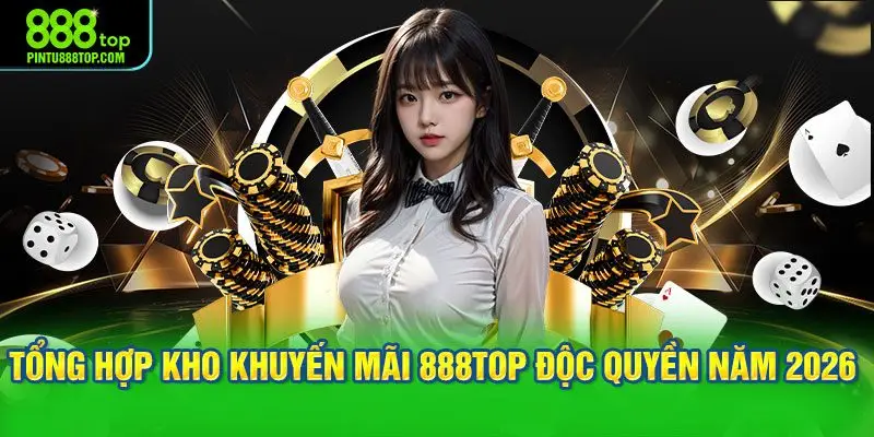 Tổng hợp kho khuyến mãi 888TOP độc quyền năm 2026 